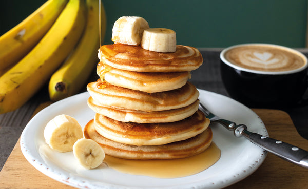 Fluffige vegane Bananen Pancakes (ohne Ei!)